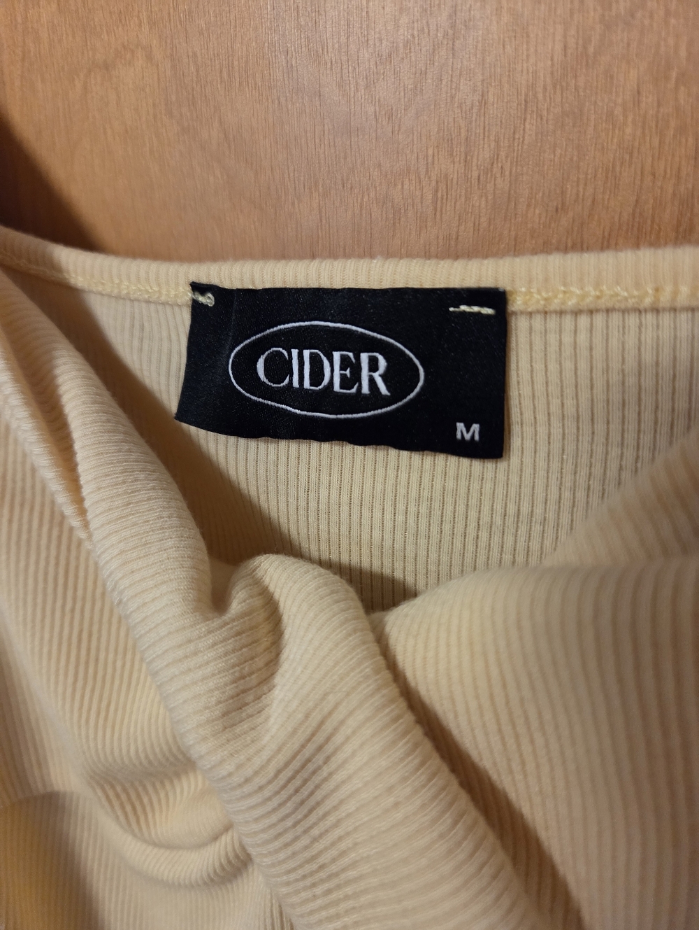 Cider Twist-Front Ribbed Tank - Picture 3 of 3